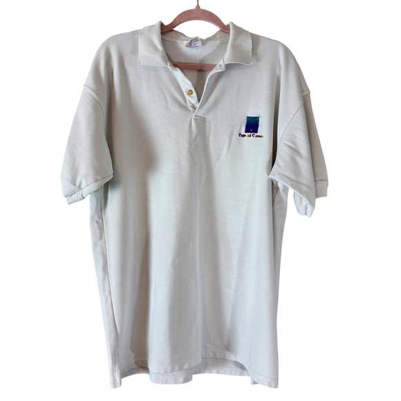 MiRO Other - Playa del Carmen Mexico Souvenir White Golf‎ Polo Shirt Miro Men's XL Vacation